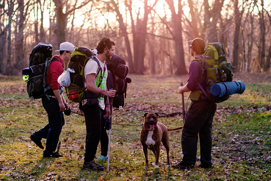 Camping and hiking for your bachelor party