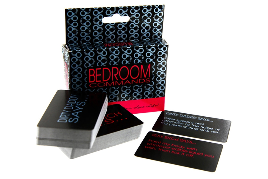 Bedroom commands card game